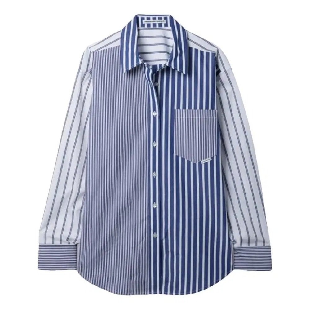 Alexander Wang Color Block Boyfriend Shirt